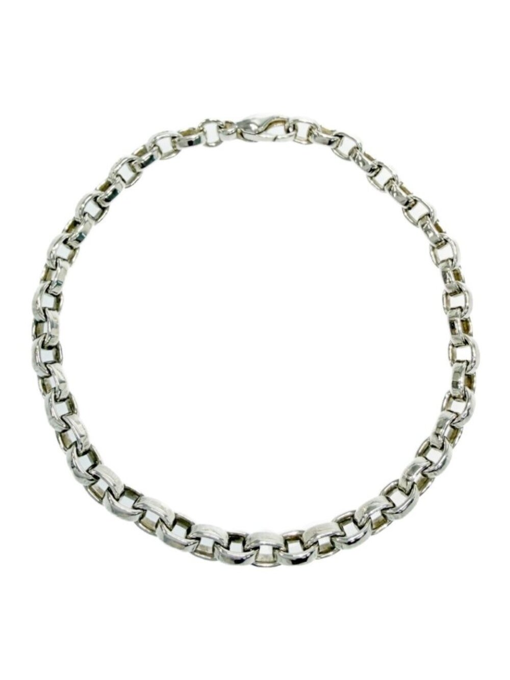Tiffany & Co Silver Oval Link Chain Bracelet